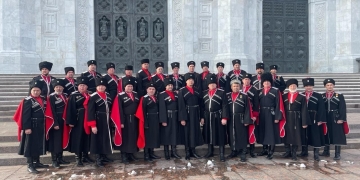 Делегация Кубанского казачьего войска в Москве