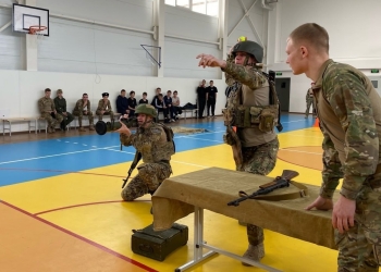 Для молодого поколения Брюховецкого района провели военно-спортивное мероприятие