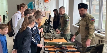 Для тихорецких школьников провели патриотическое мероприятие