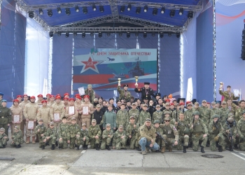 Казачата клуба «Святогорец» стали лучшими на фестивале военно-патриотических клубов