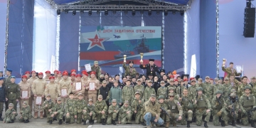 Казачата клуба «Святогорец» стали лучшими на фестивале военно-патриотических клубов