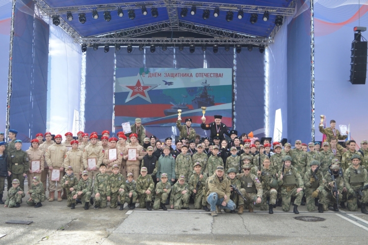 Казачата клуба «Святогорец» стали лучшими на фестивале военно-патриотических клубов