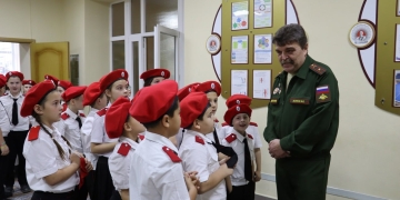 Казачата посетили Кубанский казачий кадетский корпус