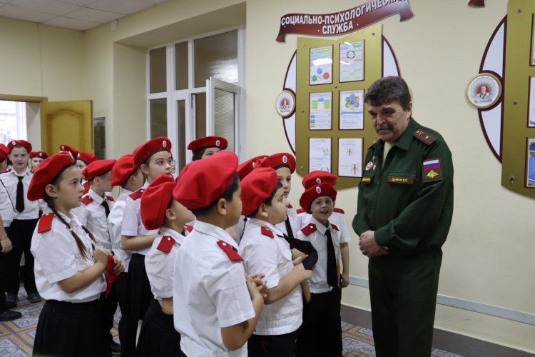 Казачата посетили Кубанский казачий кадетский корпус