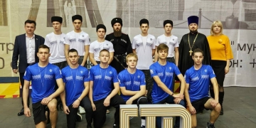 Казачья молодежь Краснодара приняла участие в Спартакиаде