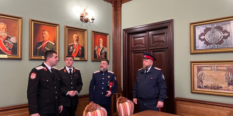 Казаки Волжского казачьего войска посетили Краснодар