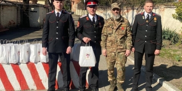 Краевой штаб Союза казачьей молодежи Кубани поздравил военнослужащих с 23 февраля