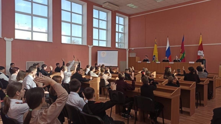 В Гулькевичи прошел съезд муниципального отделения Союза казачьей молодежи Кубани