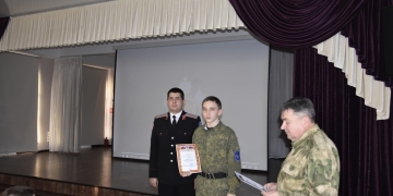 Заместитель атамана-начальник штаба Кубанского казачьего войска встретился с кадетами