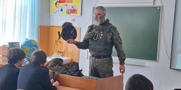 Для казачат провели урок мужества, посвящённый воссоединению Крыма с Россией