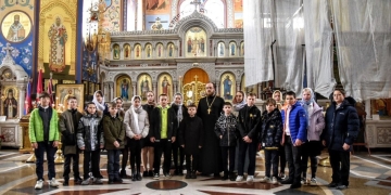 Каневские казачата посетили Войсковой собор