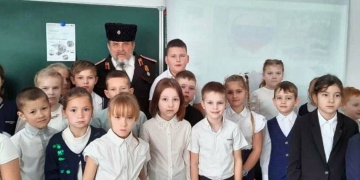 Казак рассказал темрюкским школьникам о событиях Крымской весны
