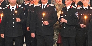 Казаки и казачья молодежь посетили богослужение