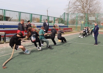 В Славянском районе провели спортивное мероприятие для казачьей молодежи