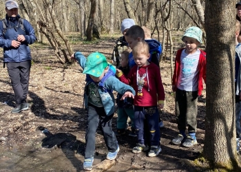 Для юных казачат организовали поход в лес